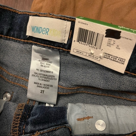 Boys 2T pants bundle khaki blue jeans denim - Picture 6 of 6